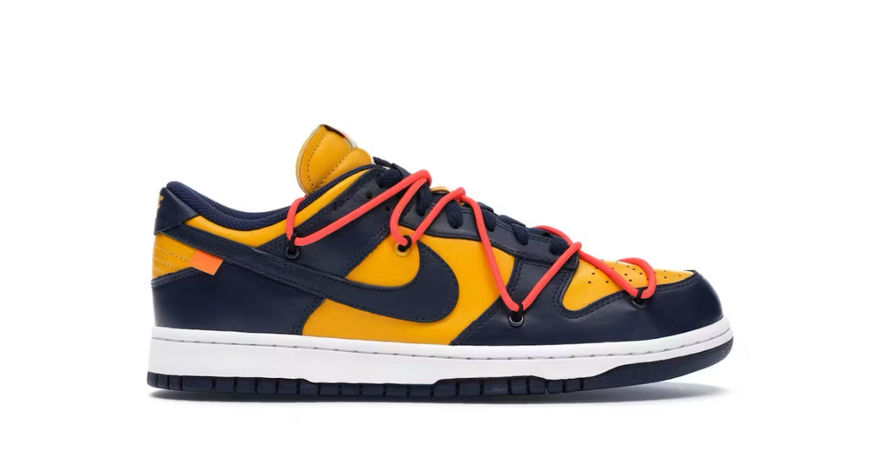 Nike Dunk Low Off-White University Gold (Pre-owned)